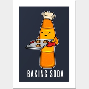 baking soda cooking pun bakers breadi gift idea present Posters and Art